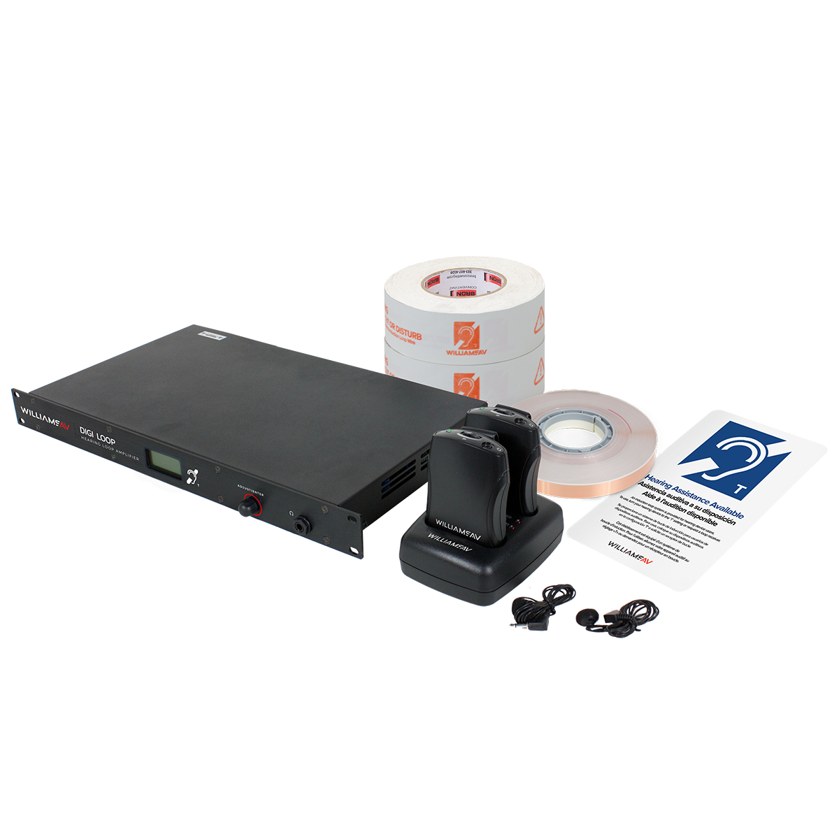 Digi-Loop Medium Area, Single Channel Hearing Loop Dante™ System