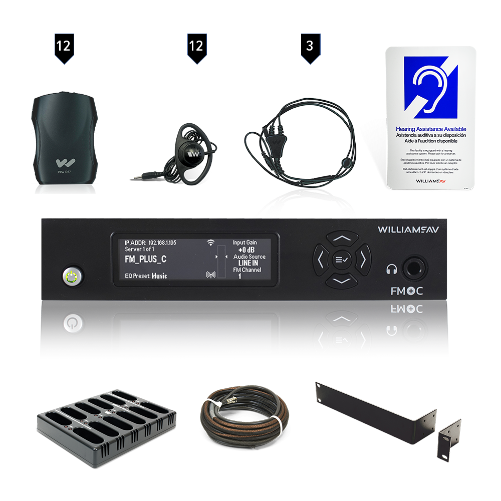 FM+ PRO System Package (12 R37 receivers & Dante)