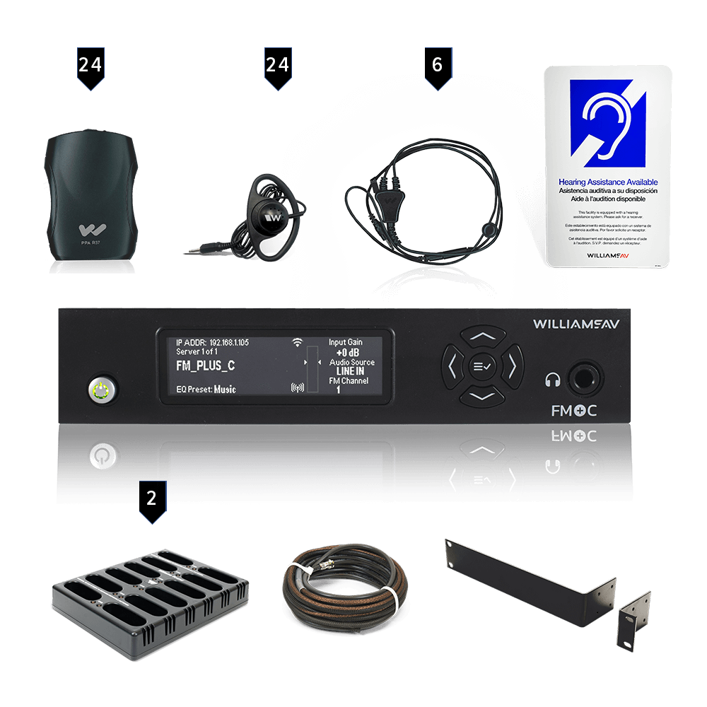 FM+ PRO System Package (24 R37 receivers)