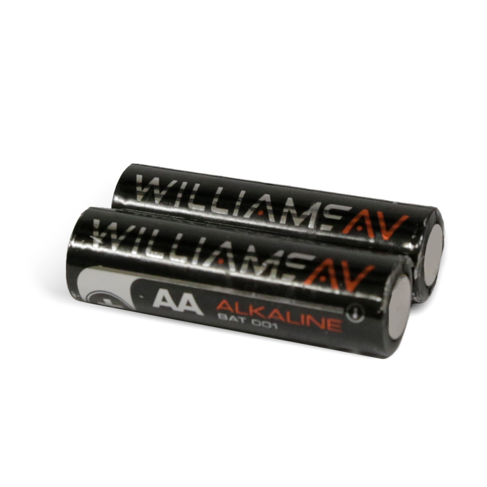Two AA alkaline batteries Williams AV