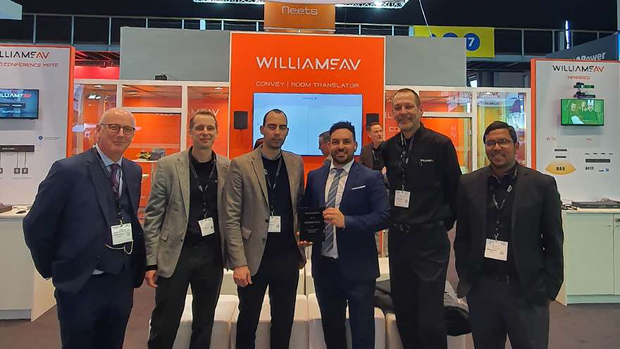 Williams AV recieves EMEA Distributor of the Year 2019 Award