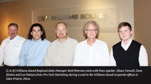 Pro Tech Marketing visits Williams Sound