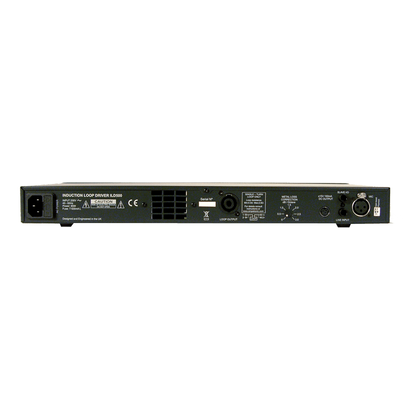 ILD500 – Professional Audio Induction Loop Driver back