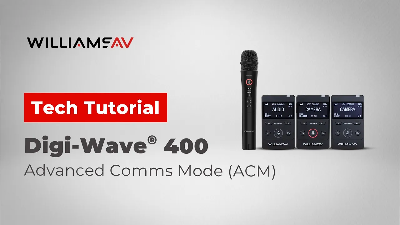 Tech Tutorial | Digi-Wave 400: Advanced Comms Mode - Williams AV