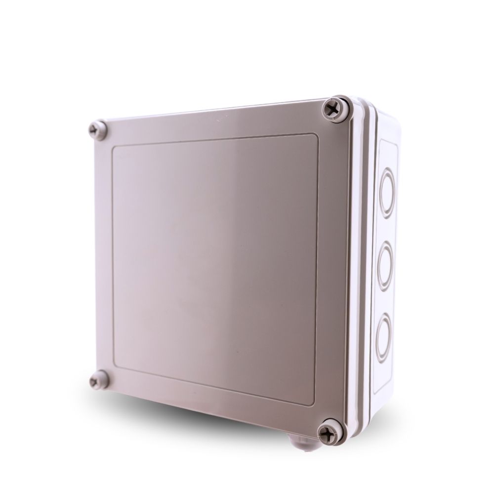 Infinium - Transmitter Outdoor Enclosure BA-T1W Front View with cover in half - 1000 x 1000 (1)